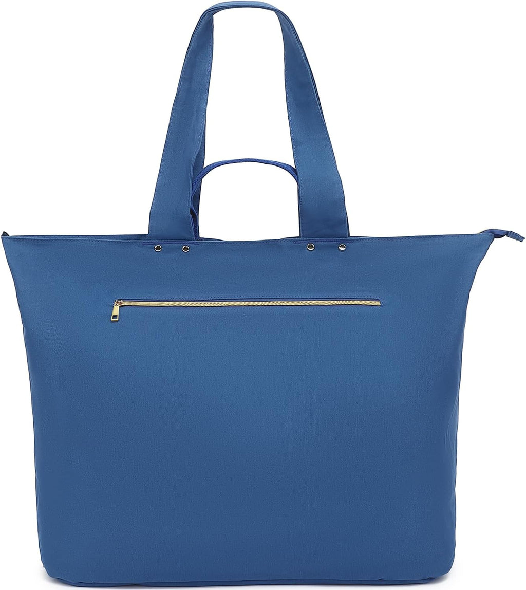Beach Bags Waterproof Sandproof for Women, Large Canvas Pool Bag with Leakproof Wet Pocket & Zipper Cruise Essentials